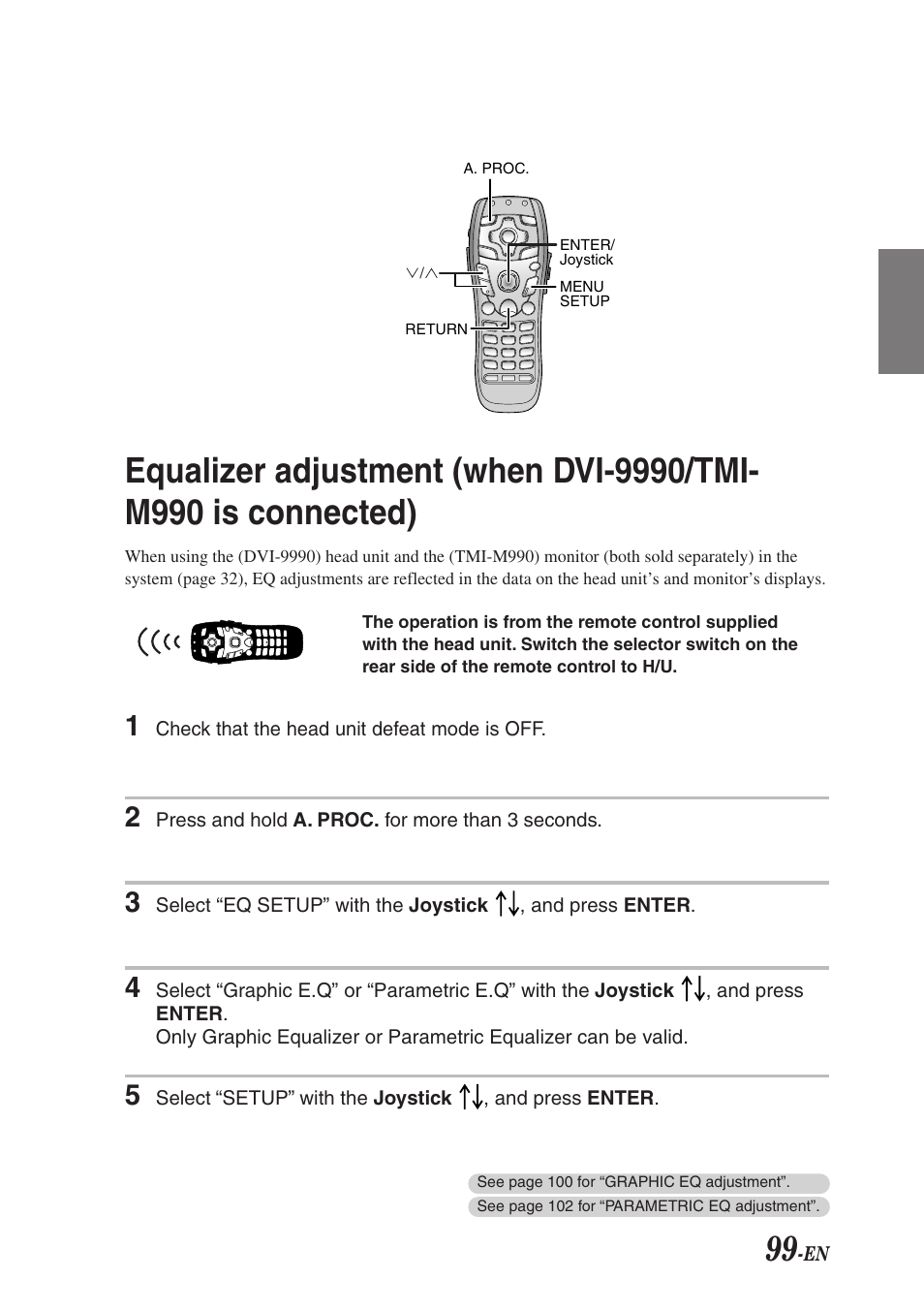 Alpine F1 STATUS PXI-H990 User Manual | Page 103 / 116