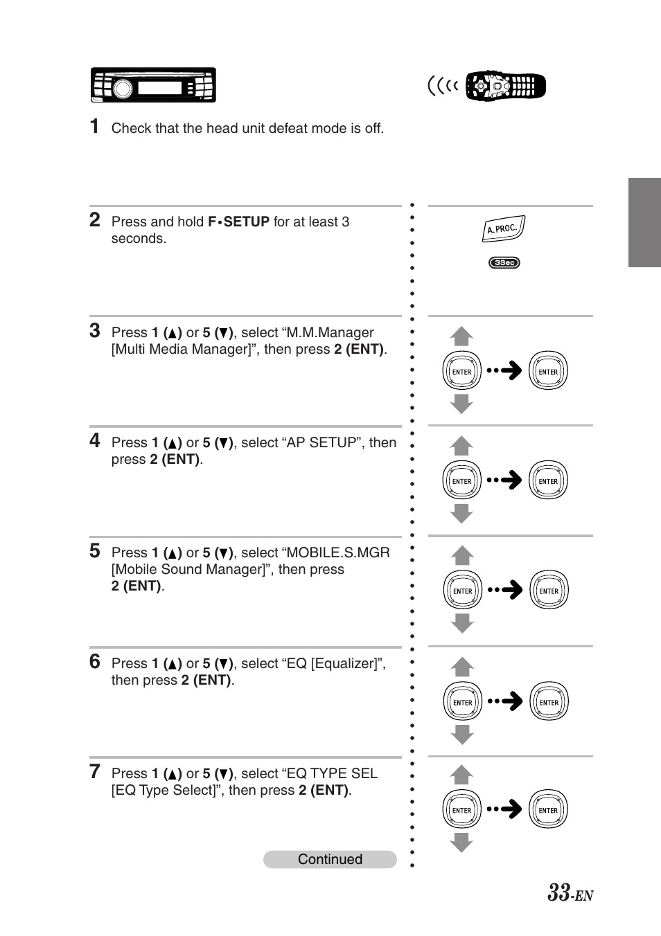 Alpine F1 STATUS PXI-H990 User Manual | Page 37 / 116