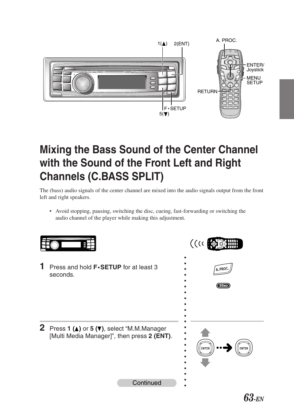 Alpine F1 STATUS PXI-H990 User Manual | Page 67 / 116