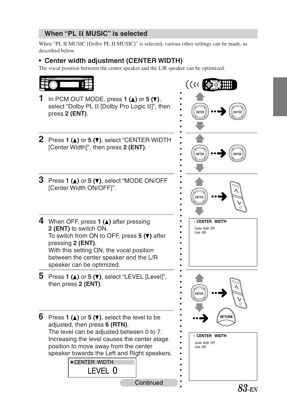 Level | Alpine F1 STATUS PXI-H990 User Manual | Page 87 / 116