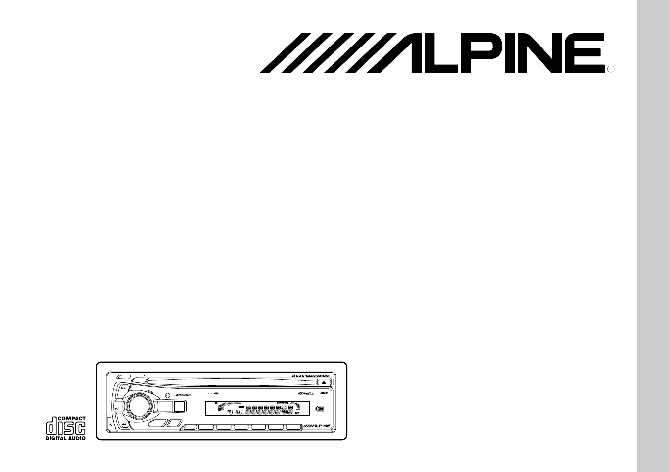 Alpine cda-7840 User Manual | 76 pages