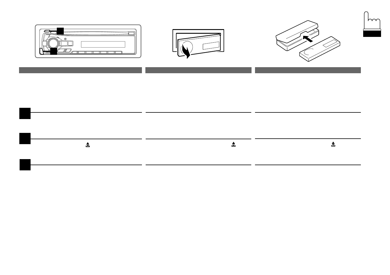 Detaching the front panel | Alpine cda-7840 User Manual | Page 13 / 76