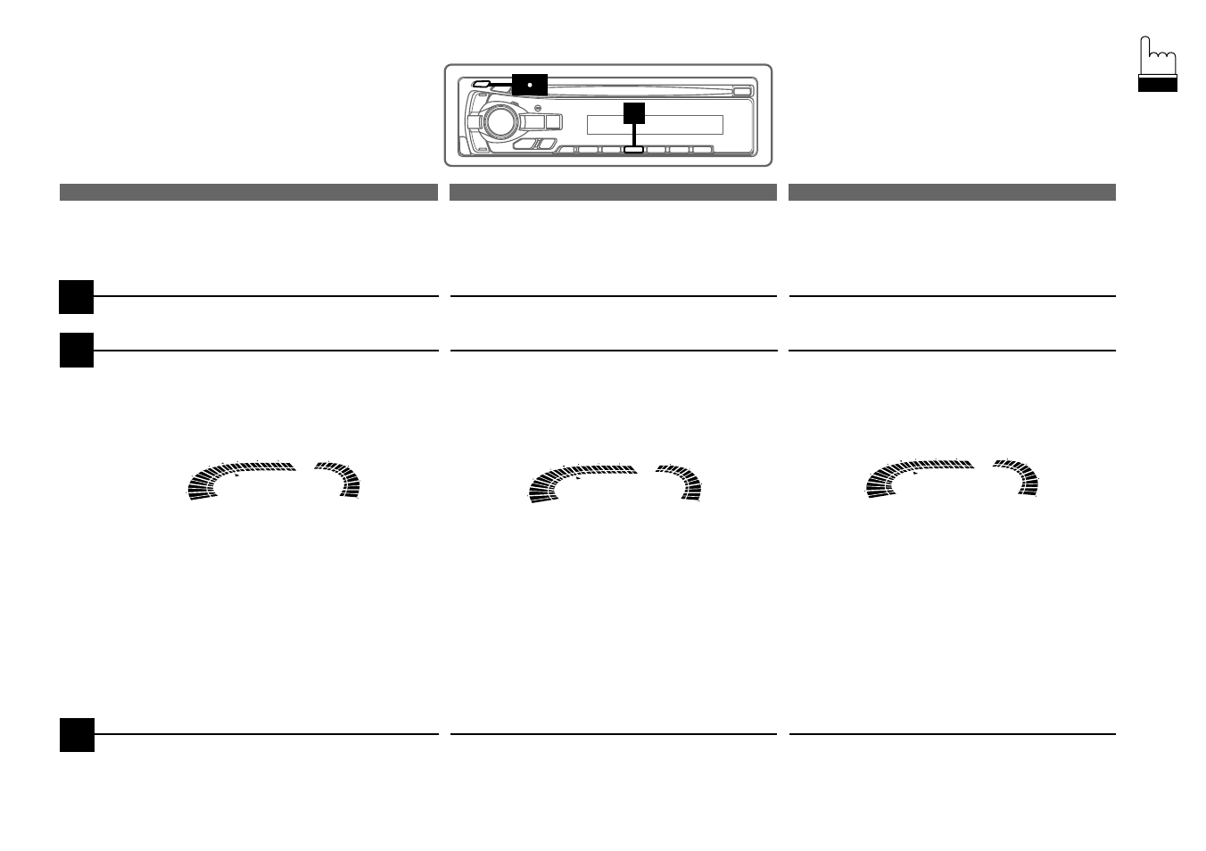 Changing display pat- tern of audio level | Alpine cda-7840 User Manual | Page 23 / 76