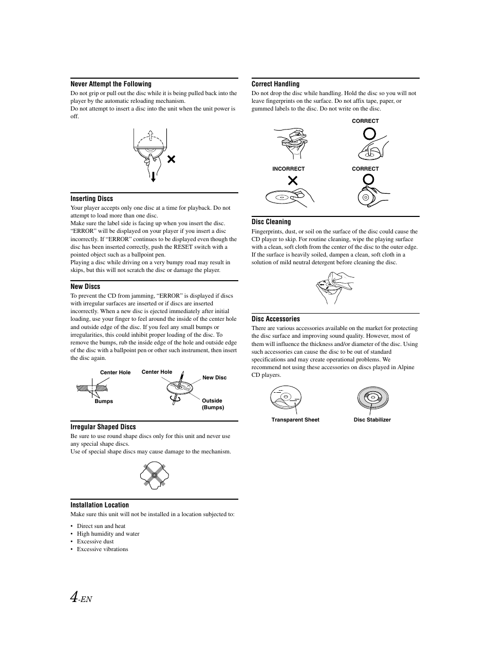 Alpine CDA-9883 User Manual | Page 5 / 39