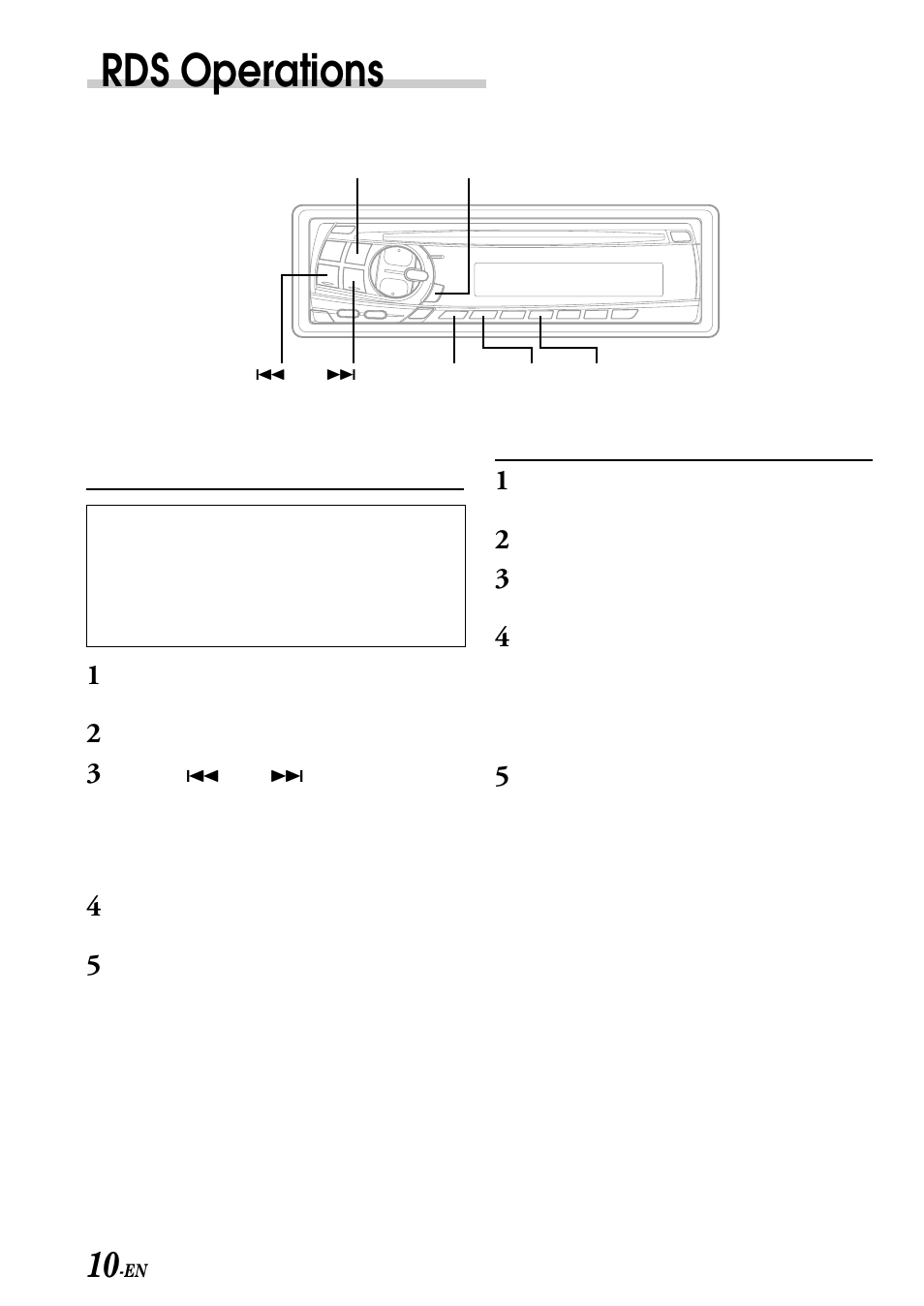 Rds operations, Recalling preset rds stations | Alpine CDM-7858R User Manual | Page 12 / 24