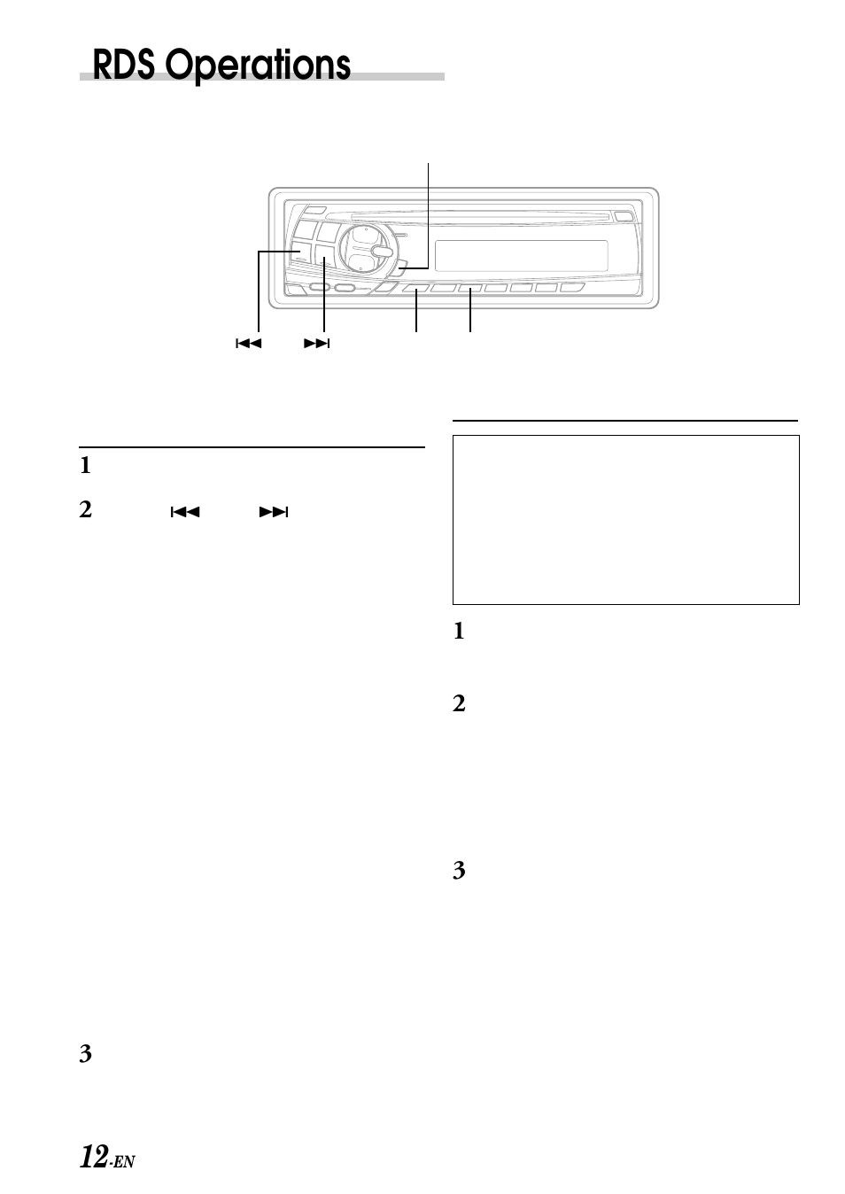 Rds operations, Priority news | Alpine CDM-7858R User Manual | Page 14 / 24