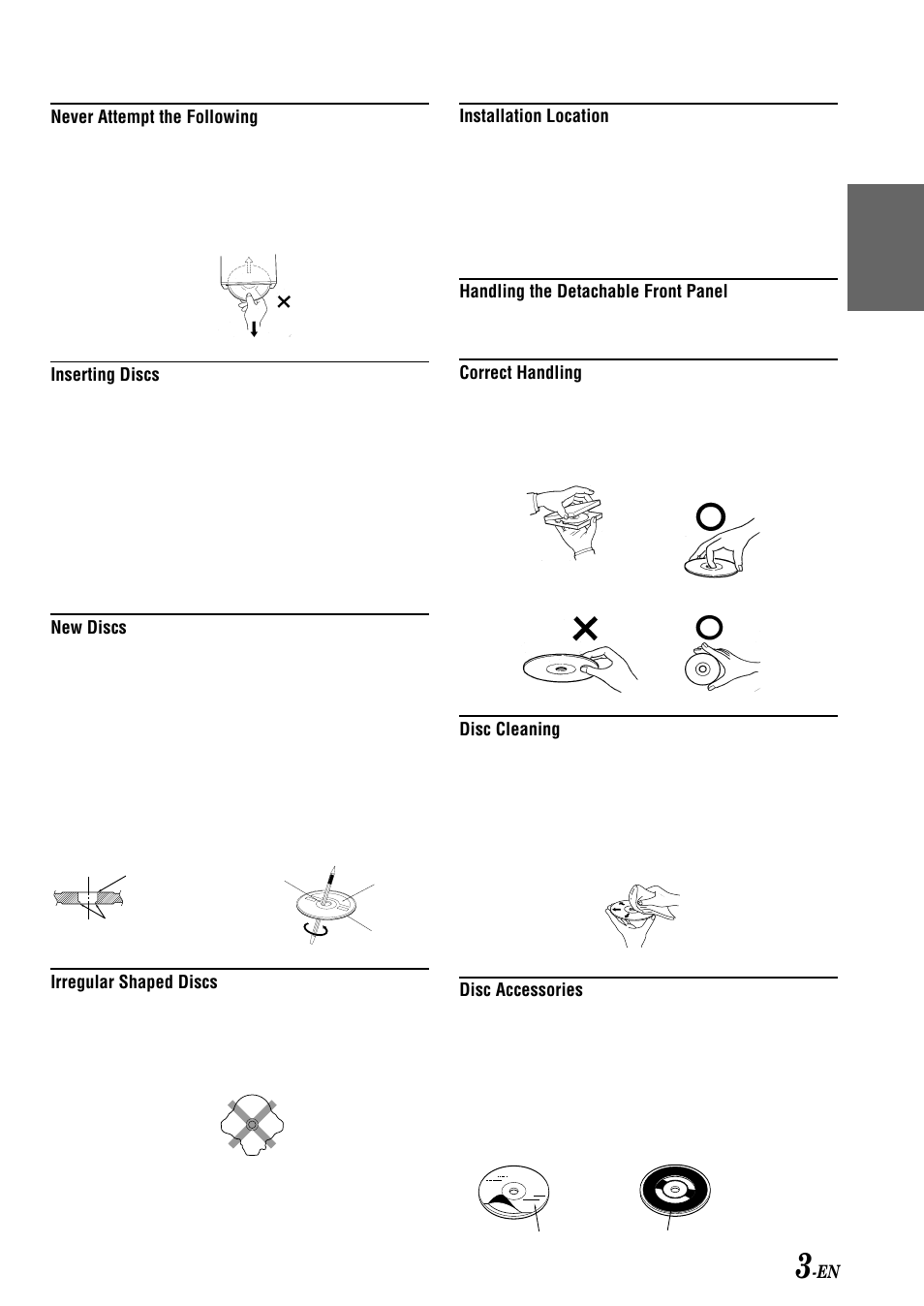 Fr es de se it | Alpine CDM-7858R User Manual | Page 5 / 24