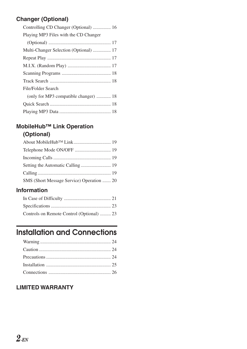 Installation and connections | Alpine CDA-9820XM User Manual | Page 4 / 30
