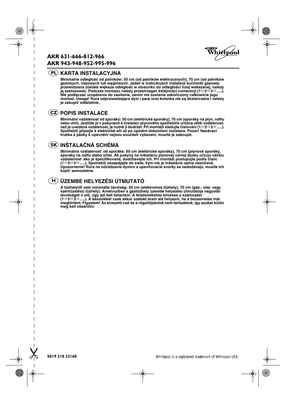 Whirlpool AKR 666 IX User Manual | 28 pages