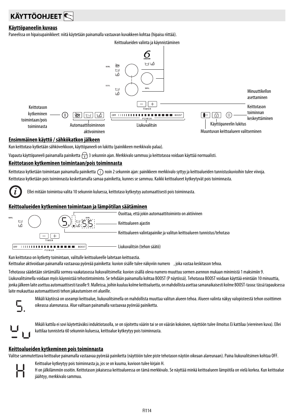 Käyttöohjeet | Whirlpool ACM 849-01-BA User Manual | Page 114 / 188