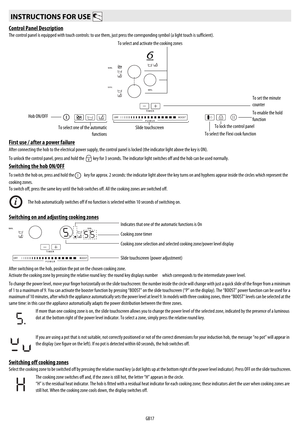 Instructions for use | Whirlpool ACM 849-01-BA User Manual | Page 17 / 188