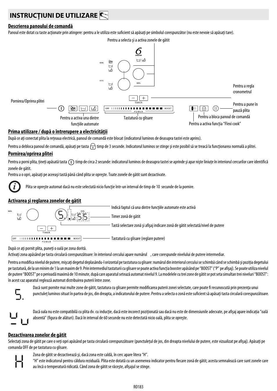 Instrucţiuni de utilizare | Whirlpool ACM 849-01-BA User Manual | Page 183 / 188