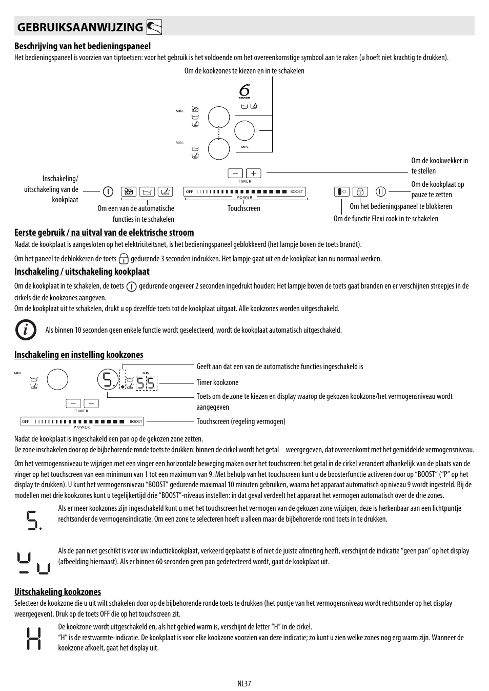 Gebruiksaanwijzing | Whirlpool ACM 849-01-BA User Manual | Page 37 / 188