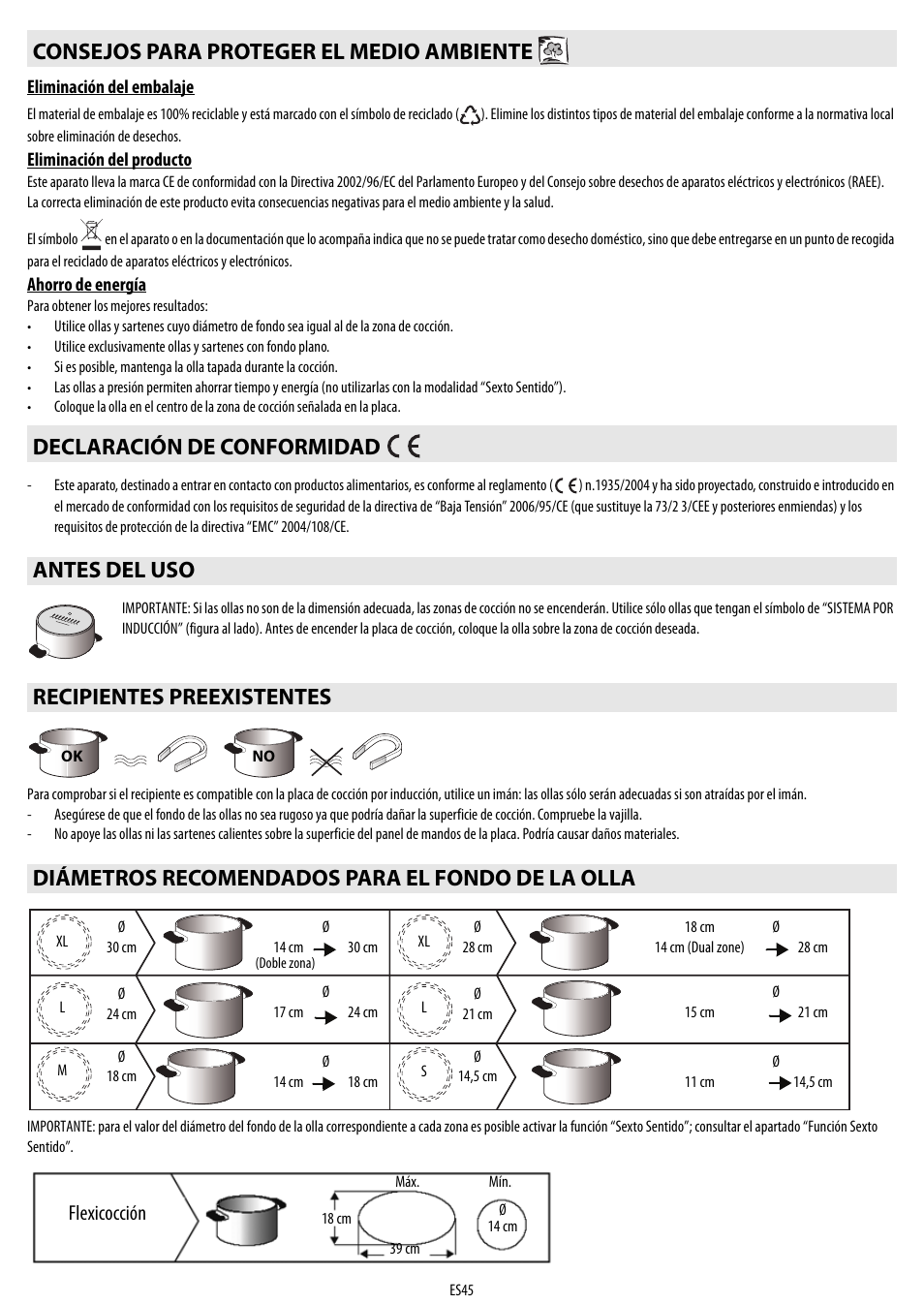 Flexicocción | Whirlpool ACM 849-01-BA User Manual | Page 45 / 188