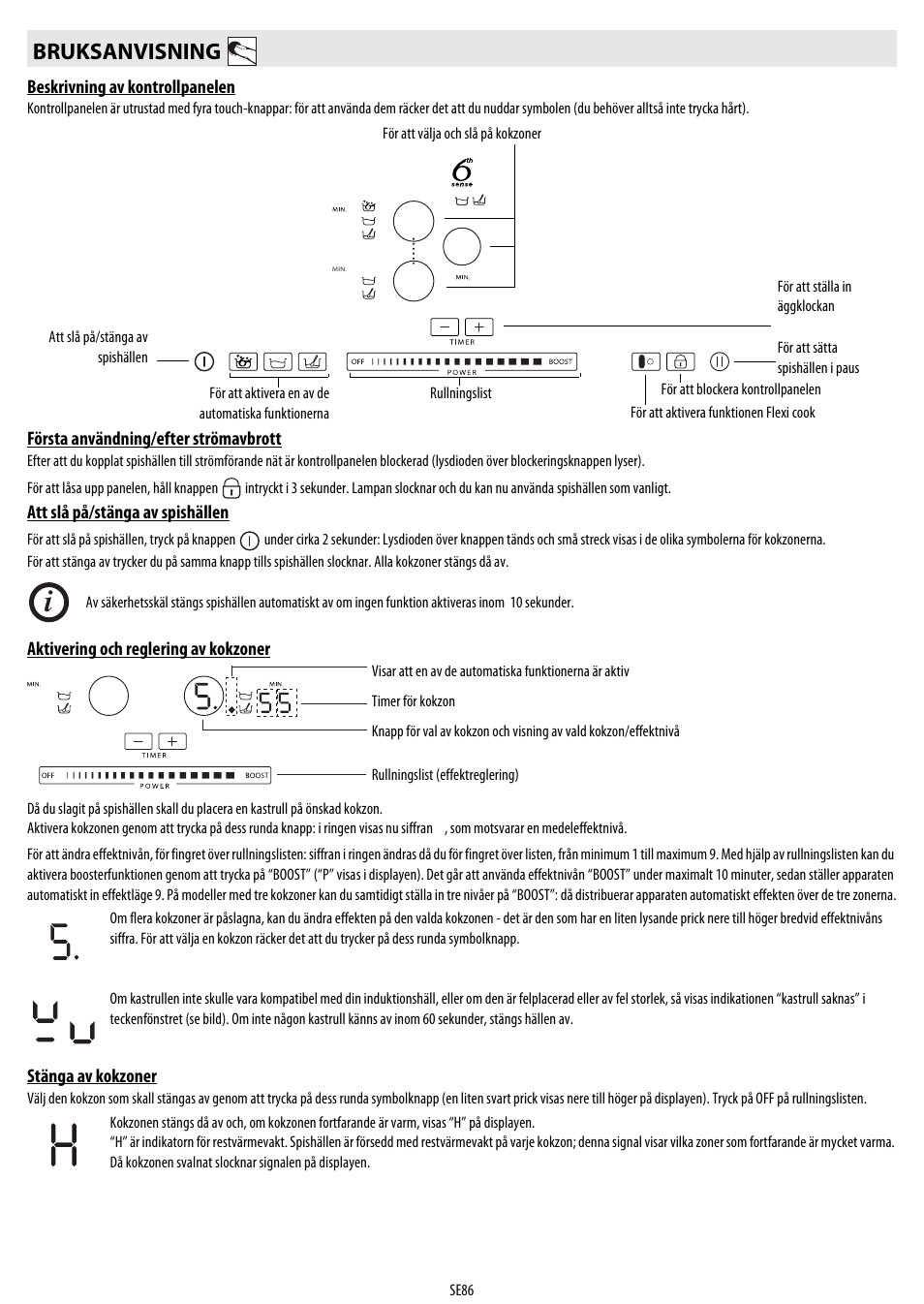 Bruksanvisning | Whirlpool ACM 849-01-BA User Manual | Page 86 / 188