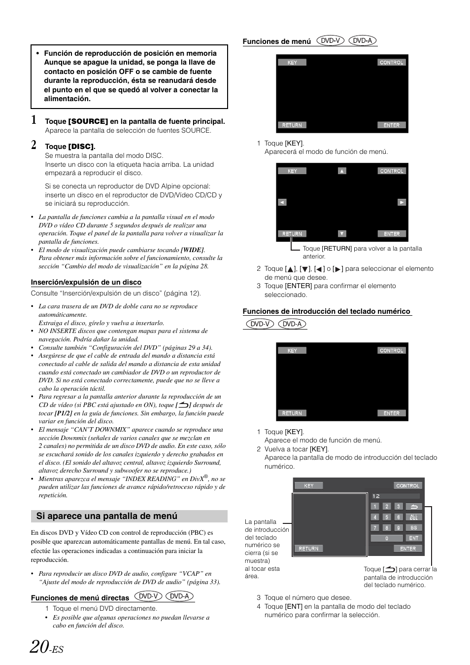 Si aparece una pantalla de menú | Alpine IVA-W505 User Manual | Page 212 / 284