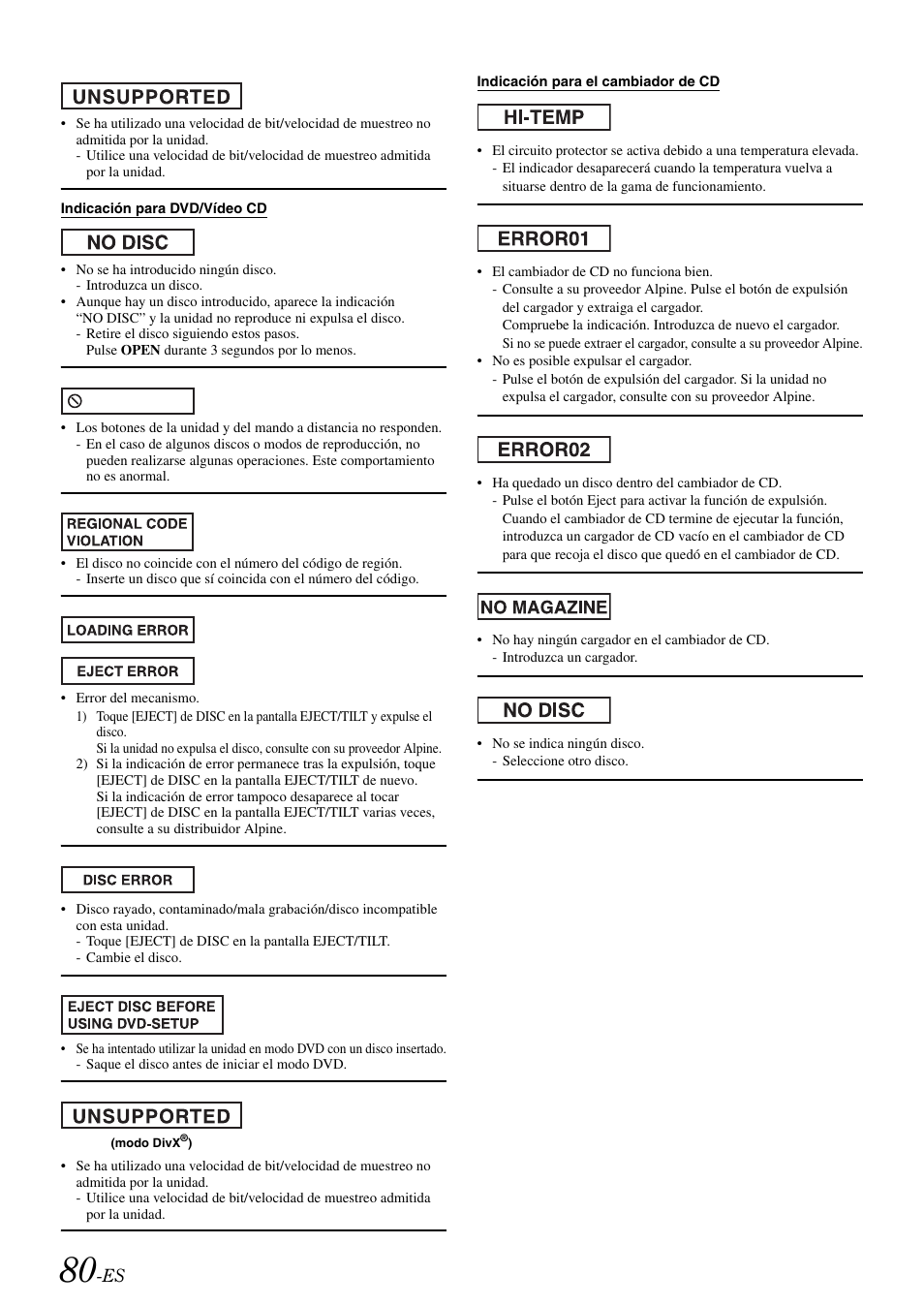 Alpine IVA-W505 User Manual | Page 272 / 284