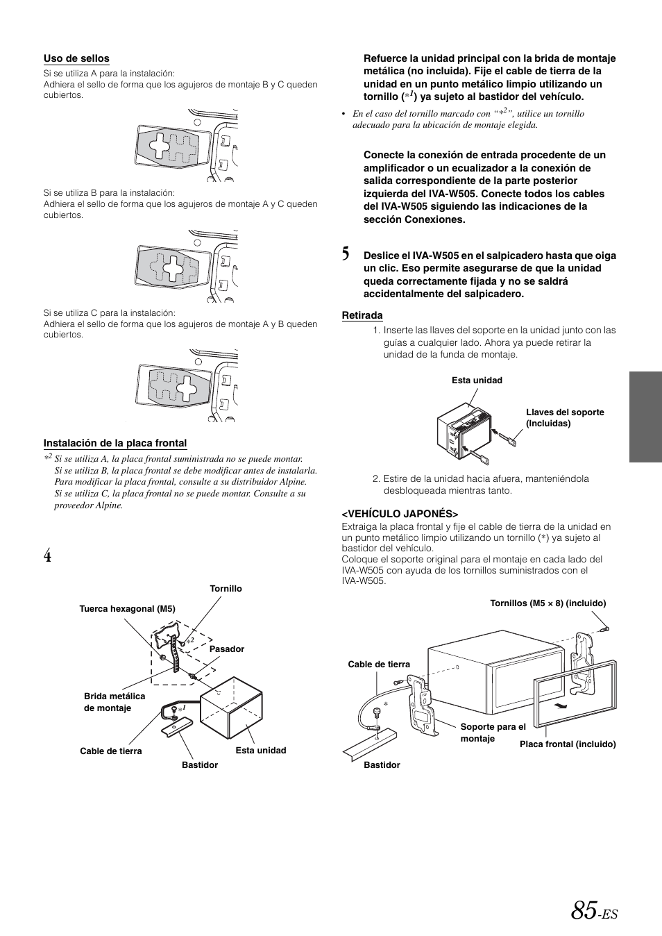Alpine IVA-W505 User Manual | Page 277 / 284