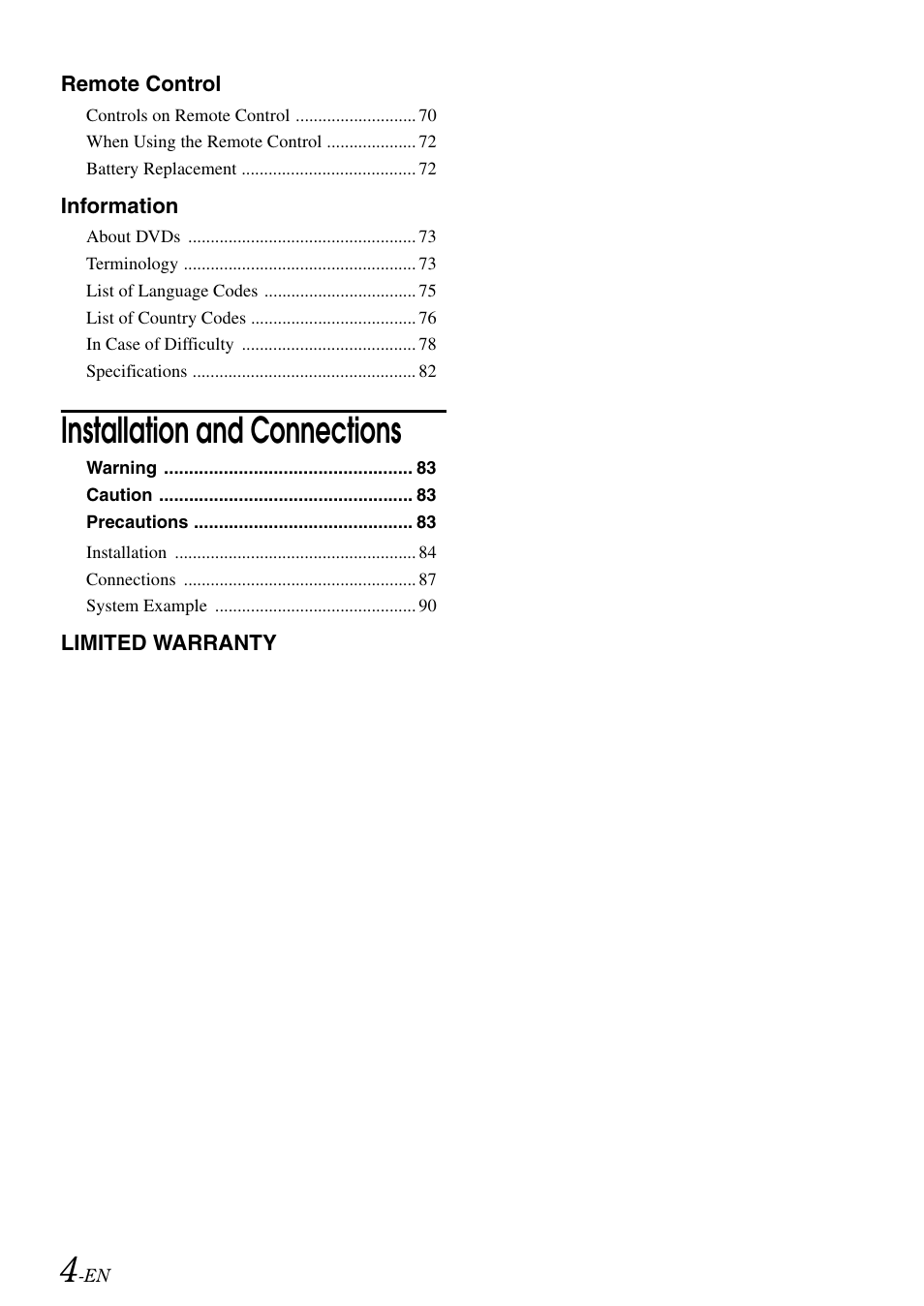 Installation and connections | Alpine IVA-W505 User Manual | Page 6 / 284