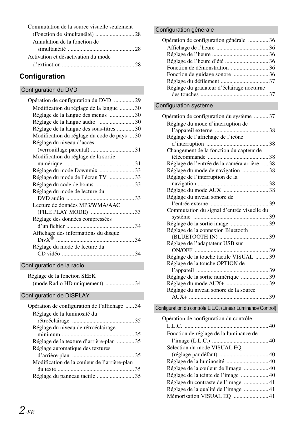 Configuration | Alpine IVA-W505 User Manual | Page 99 / 284
