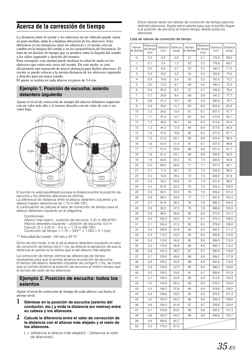 Acerca de la corrección de tiempo | Alpine IDA-X300 User Manual | Page 135 / 146