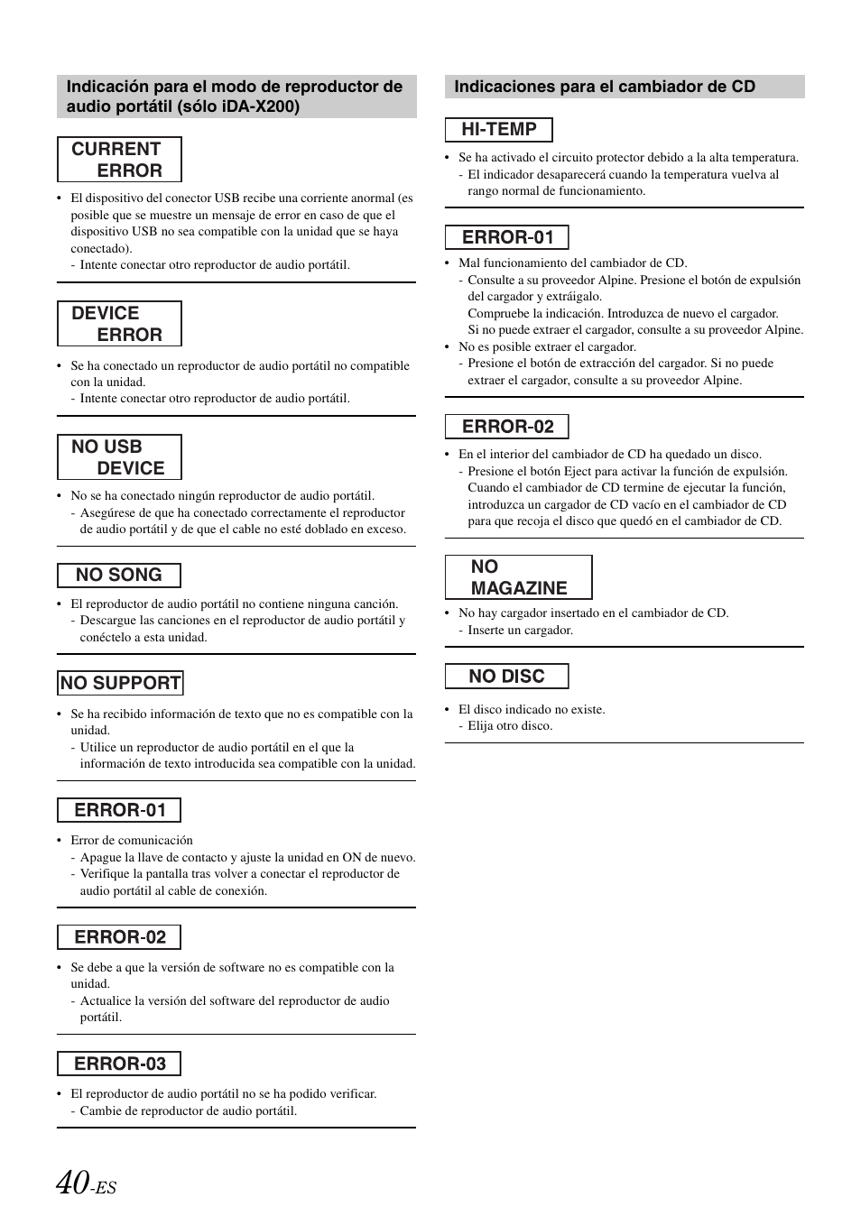 Alpine IDA-X300 User Manual | Page 140 / 146