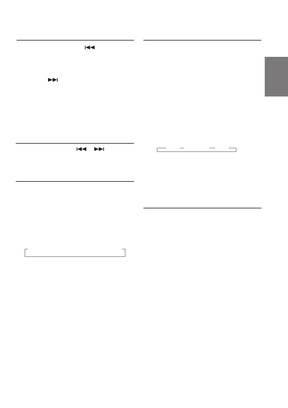 Repeat play, Fast forward and backward, Music sensor (skip) | M.i.x. (random play), Scanning programs | Alpine CDA-7969 User Manual | Page 21 / 32