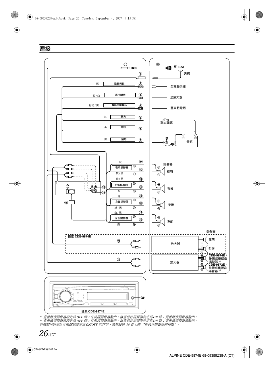 Alpine CDE-9874E User Manual | Page 56 / 60