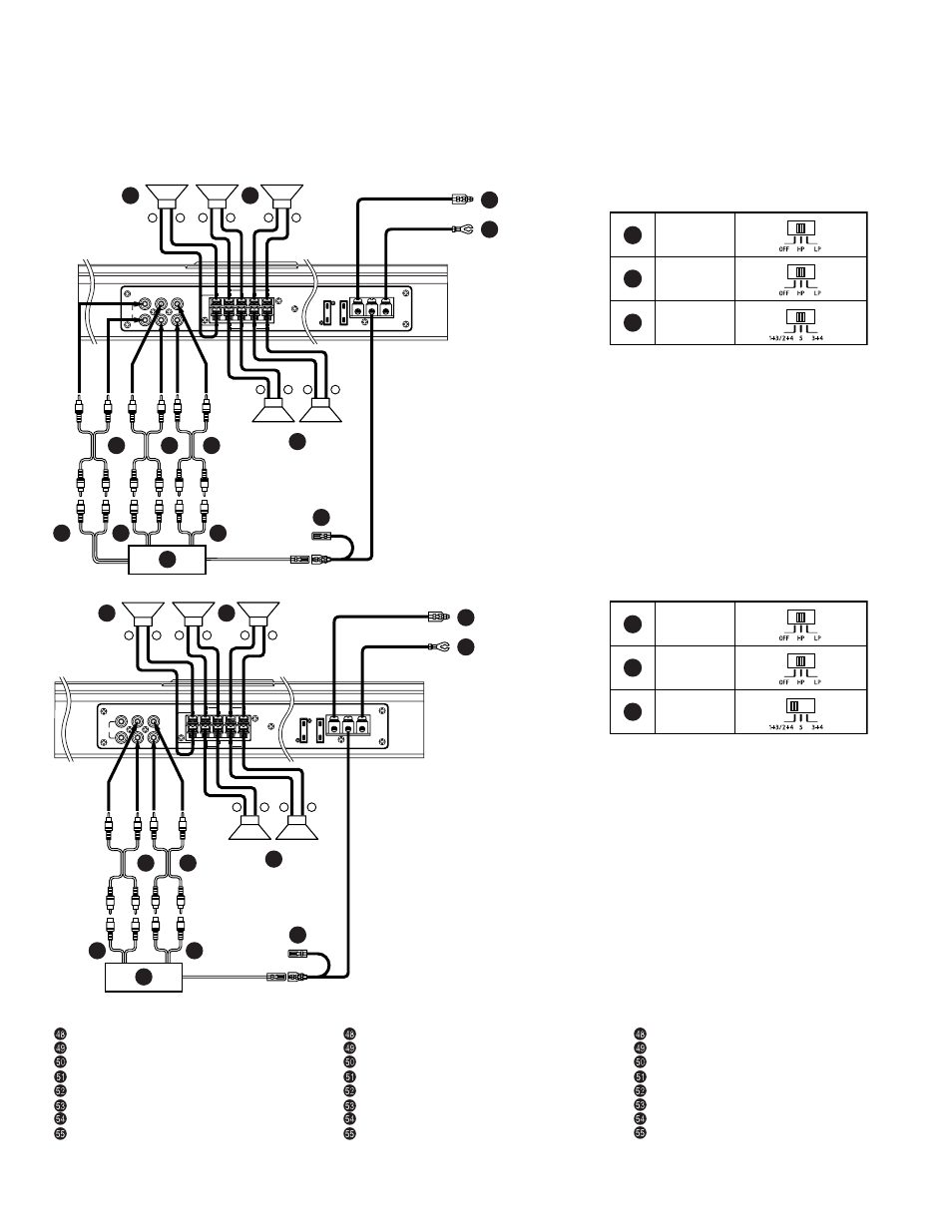 System diagrams, Mrv-f450, Español français english | Ch-1/2 ch-3/4 input channel | Alpine MRV-F540  EN User Manual | Page 15 / 27