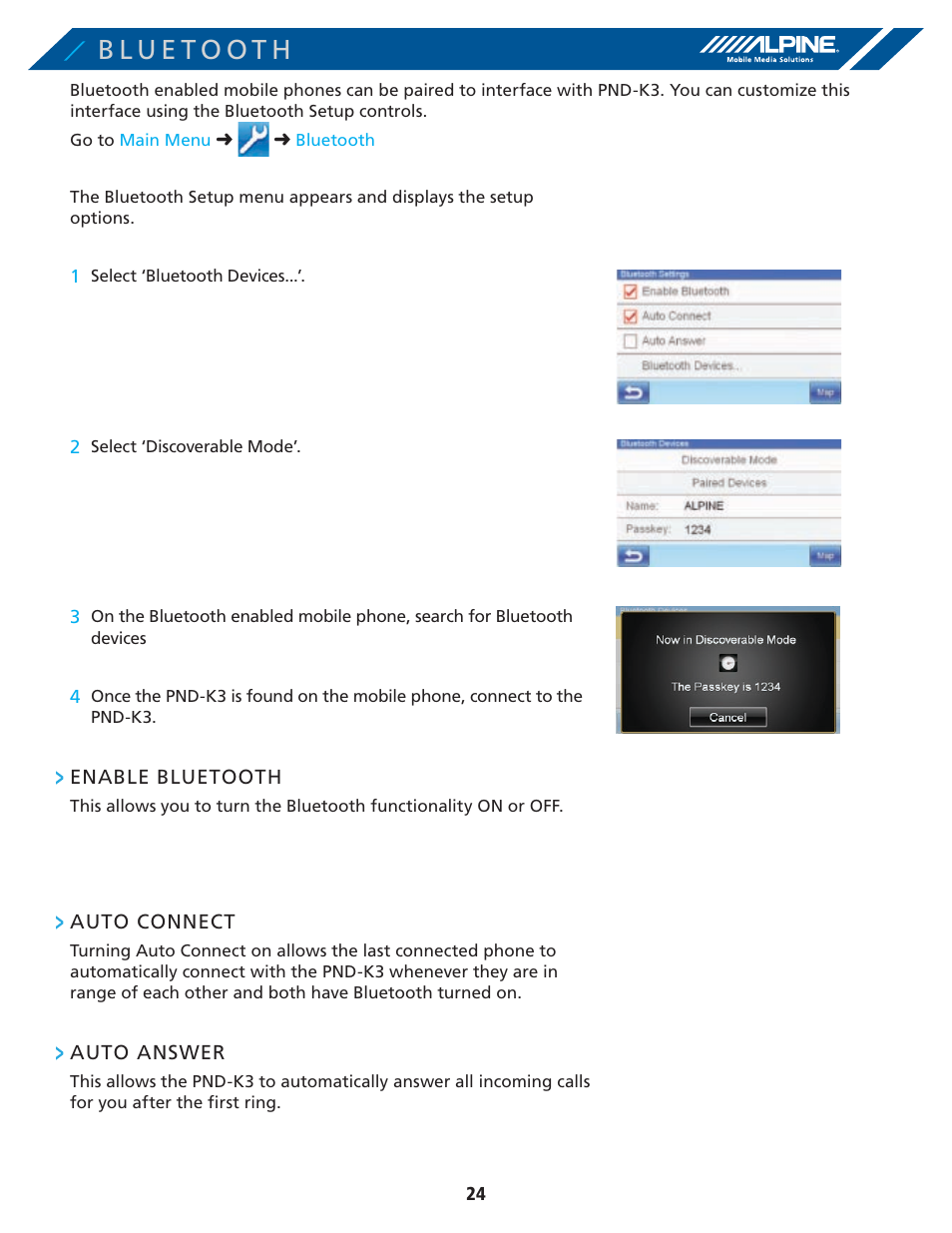 Alpine PND-K3-MSN User Manual | Page 24 / 40