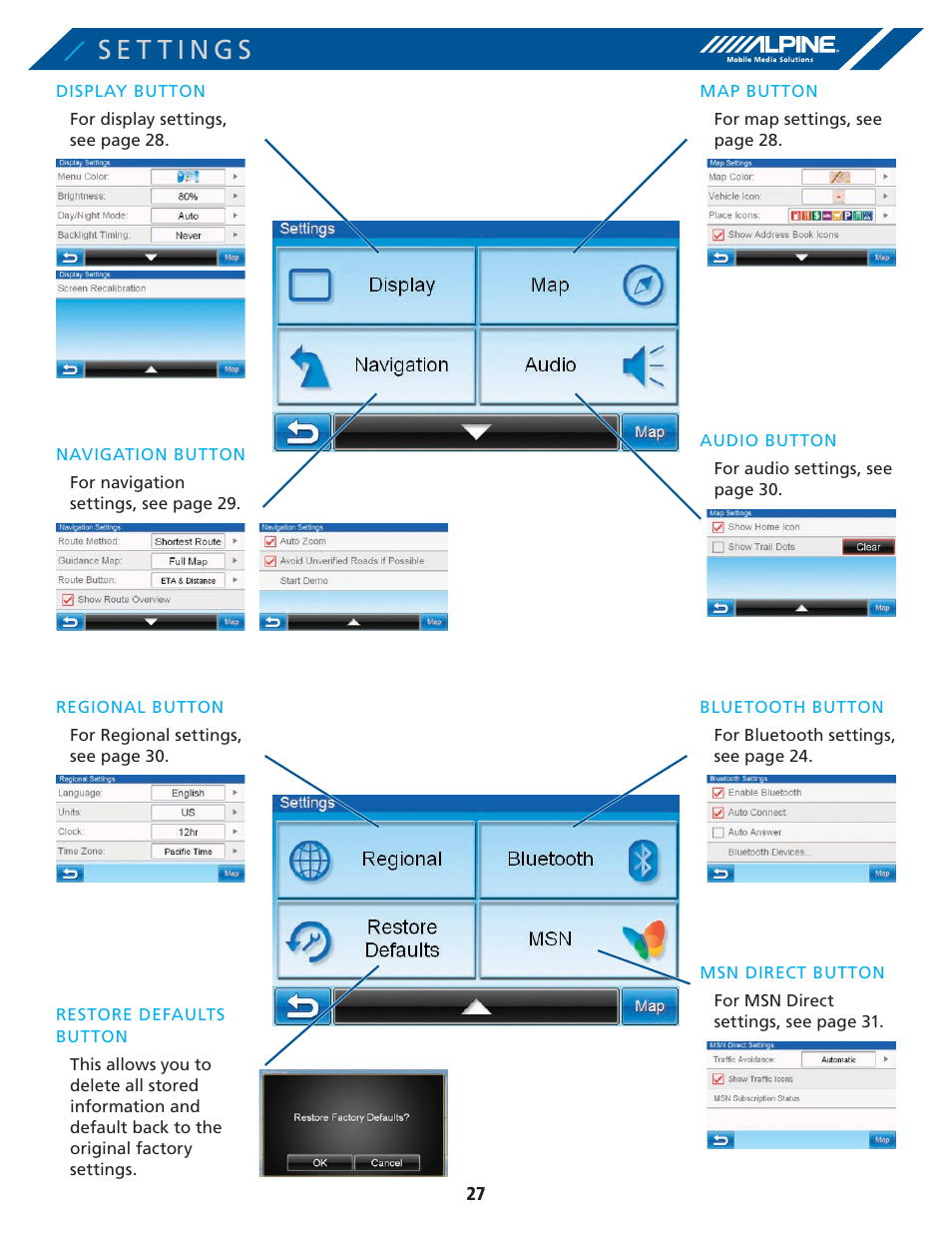 Alpine PND-K3-MSN User Manual | Page 27 / 40