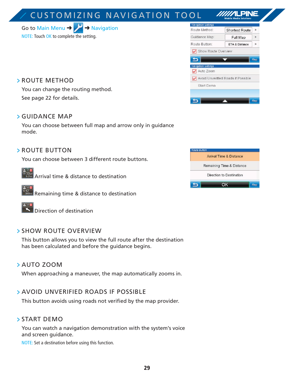 Alpine PND-K3-MSN User Manual | Page 29 / 40