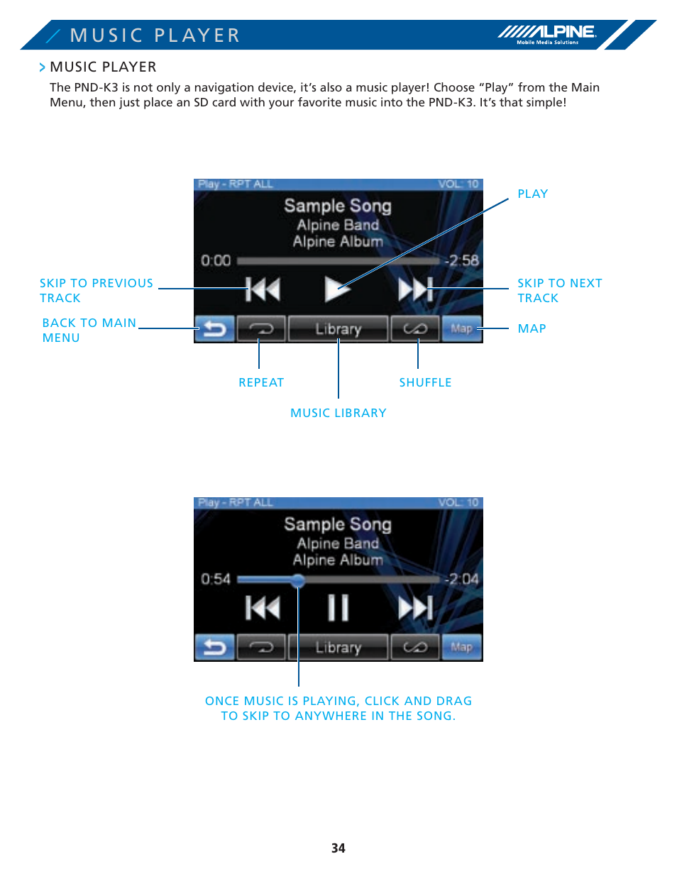 Alpine PND-K3-MSN User Manual | Page 34 / 40