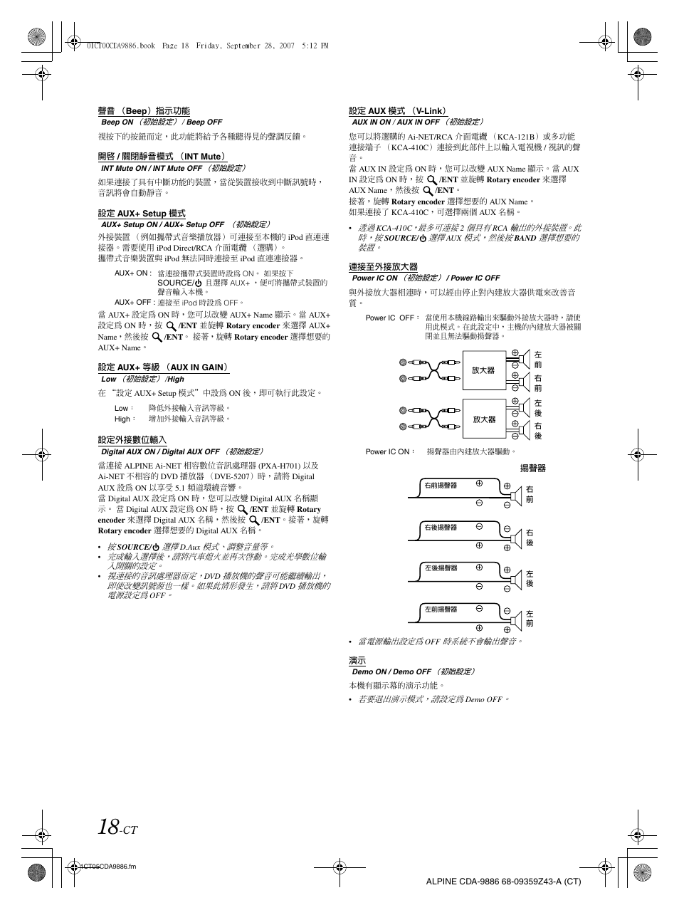 Alpine cda-9886 User Manual | Page 62 / 88