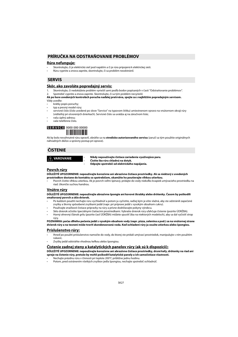 Whirlpool AKP 461 WH User Manual | Page 29 / 78