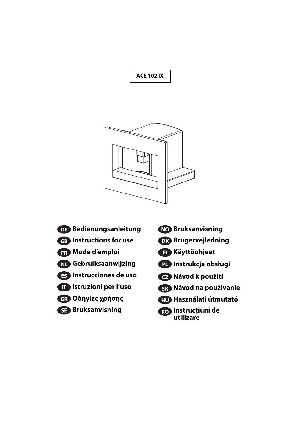 Whirlpool ACE 102 IX User Manual | Page 3 / 298