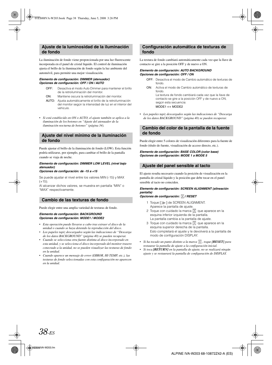 Alpine IVA-W203 User Manual | Page 196 / 240