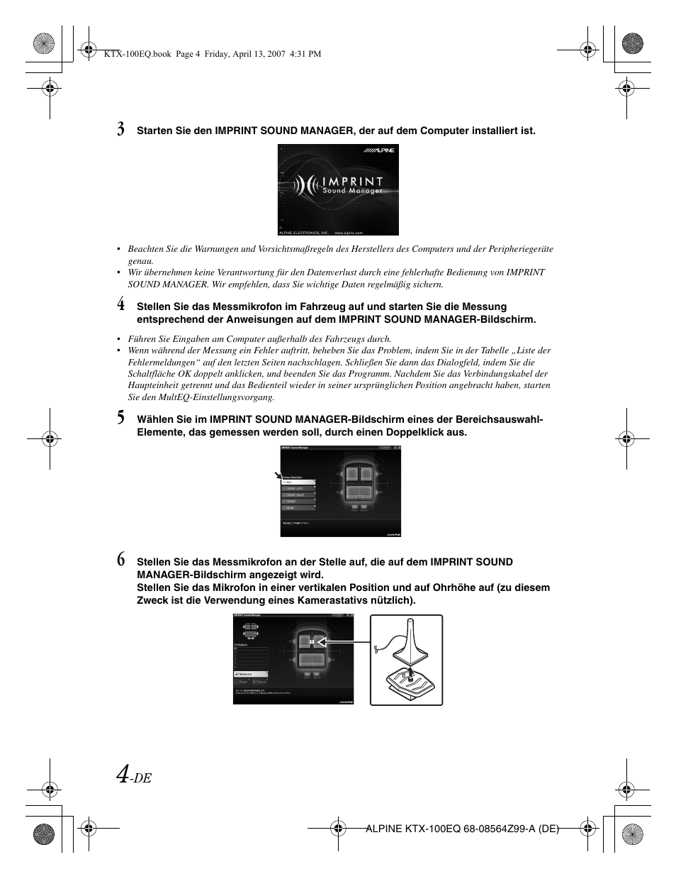 Alpine KTX-100EQ User Manual | Page 14 / 60