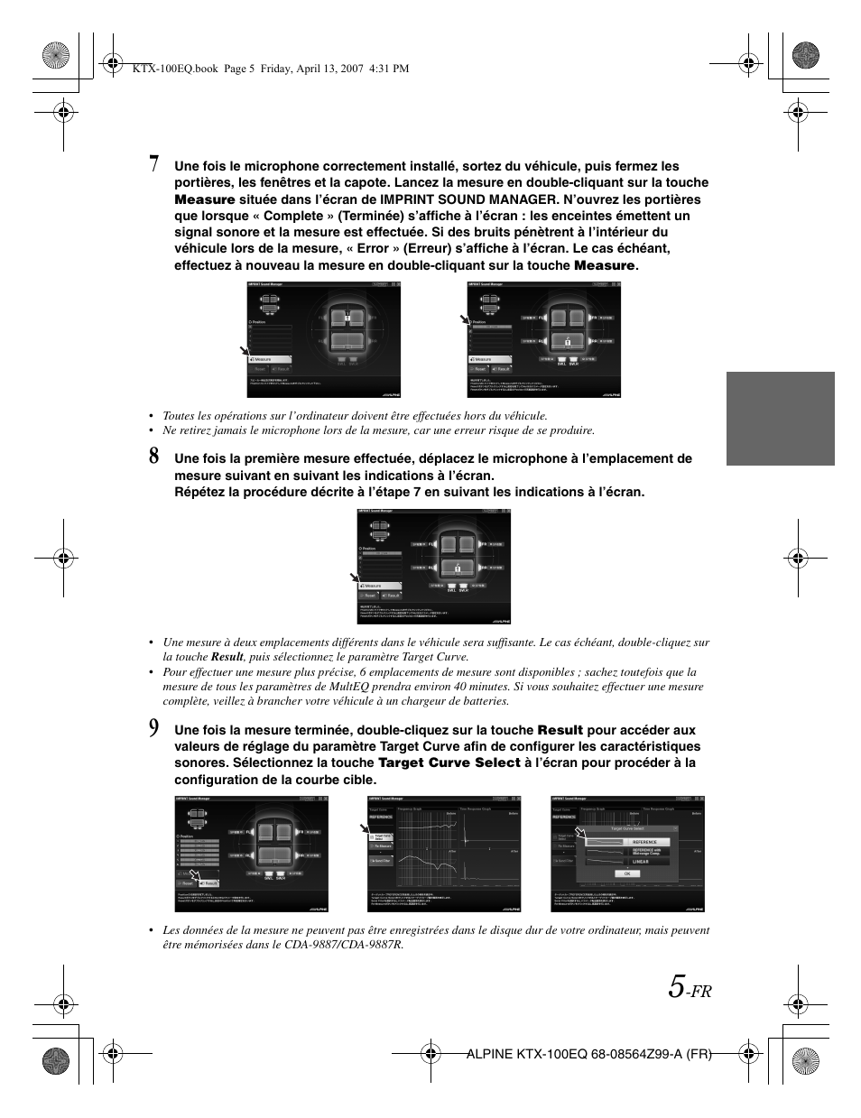 Alpine KTX-100EQ User Manual | Page 23 / 60