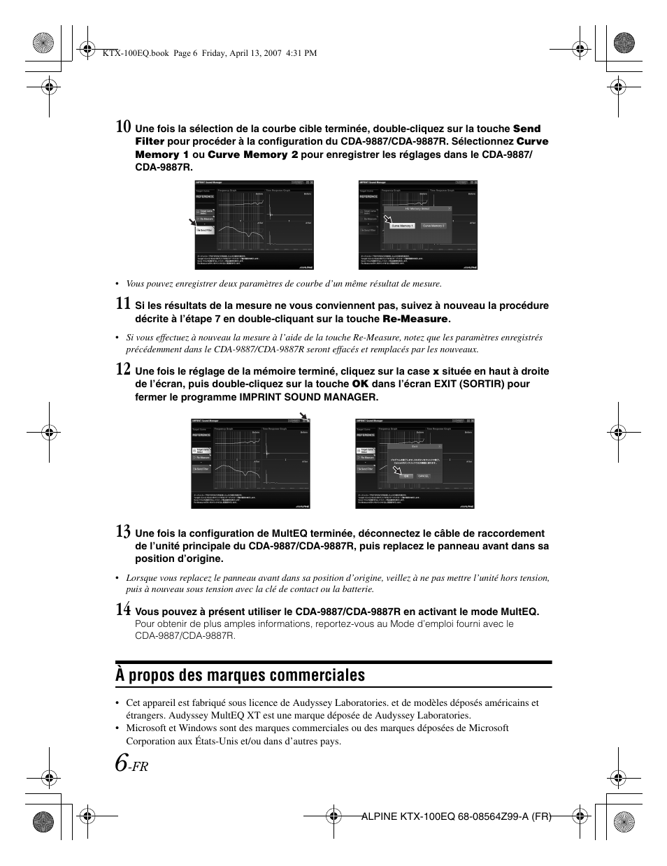 À propos des marques commerciales | Alpine KTX-100EQ User Manual | Page 24 / 60