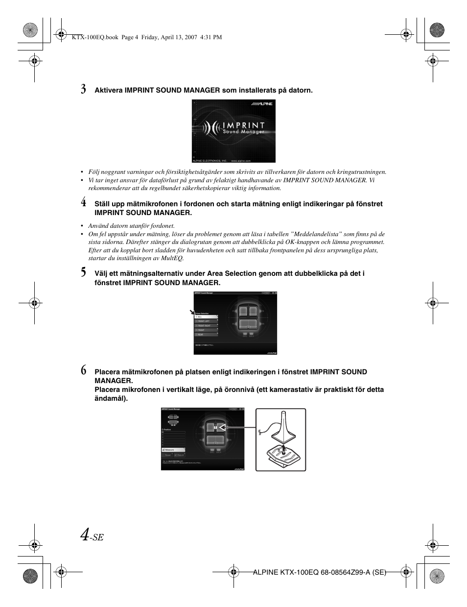 Alpine KTX-100EQ User Manual | Page 46 / 60