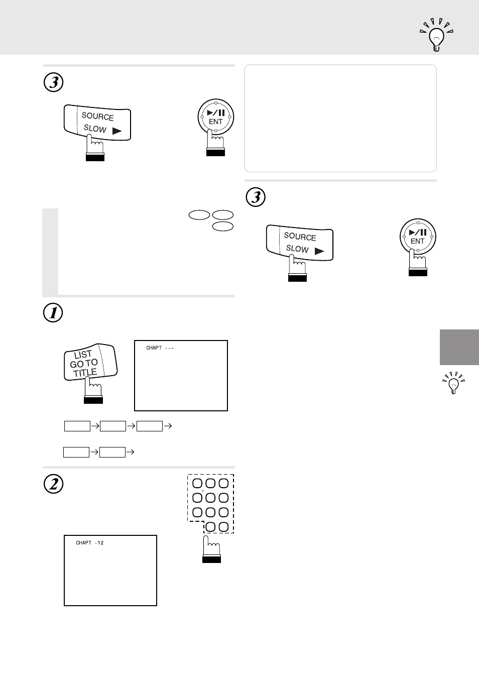 Searching directly by chapter or track number, 17 press “ : ” or “ent, During playback, press “go to | Press “ : ” or “ent | Alpine DVA-5205 User Manual | Page 17 / 72