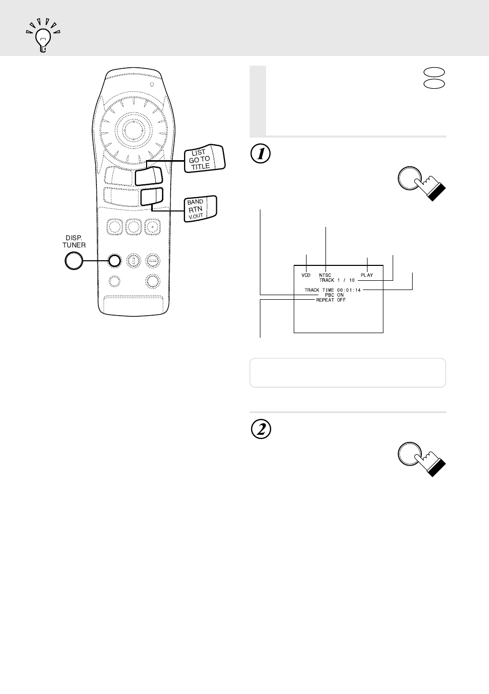 Displaying the disc status, During playback, press “disp, Press “disp.” once more to turn the display off | Alpine DVA-5205 User Manual | Page 22 / 72