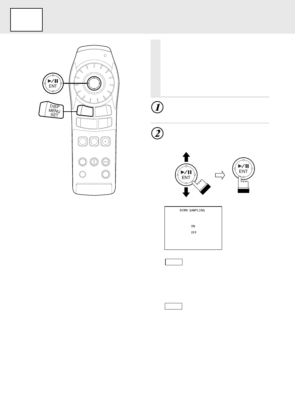 Set up, Changing the down sampling setting | Alpine DVA-5205 User Manual | Page 30 / 72