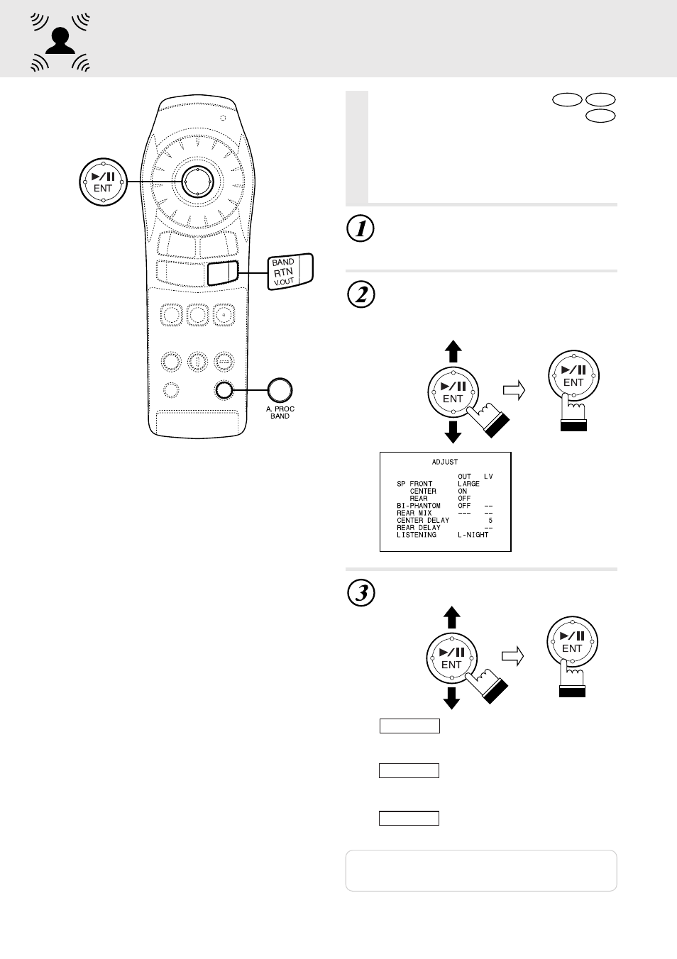 Adjust – setting the speaker mode | Alpine DVA-5205 User Manual | Page 46 / 72