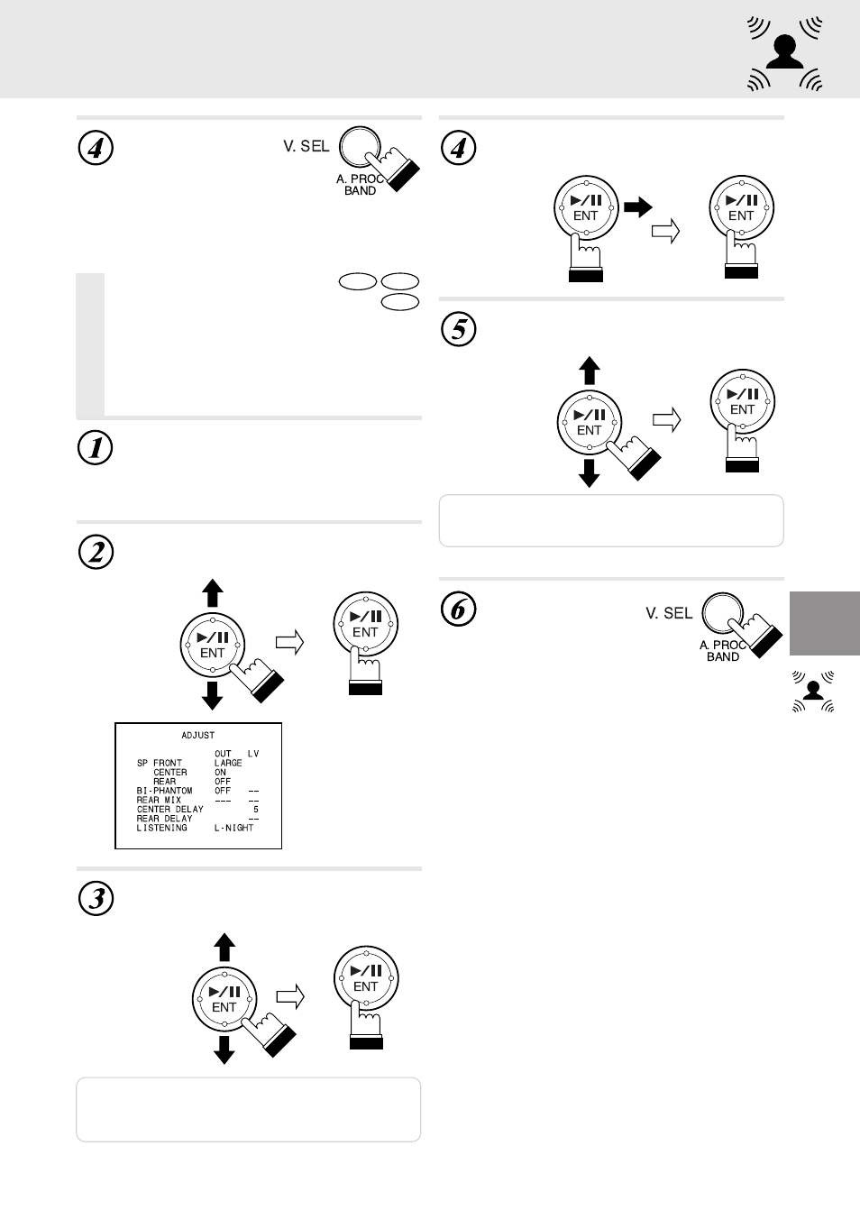 Adjust – adjusting the acoustic image | Alpine DVA-5205 User Manual | Page 47 / 72