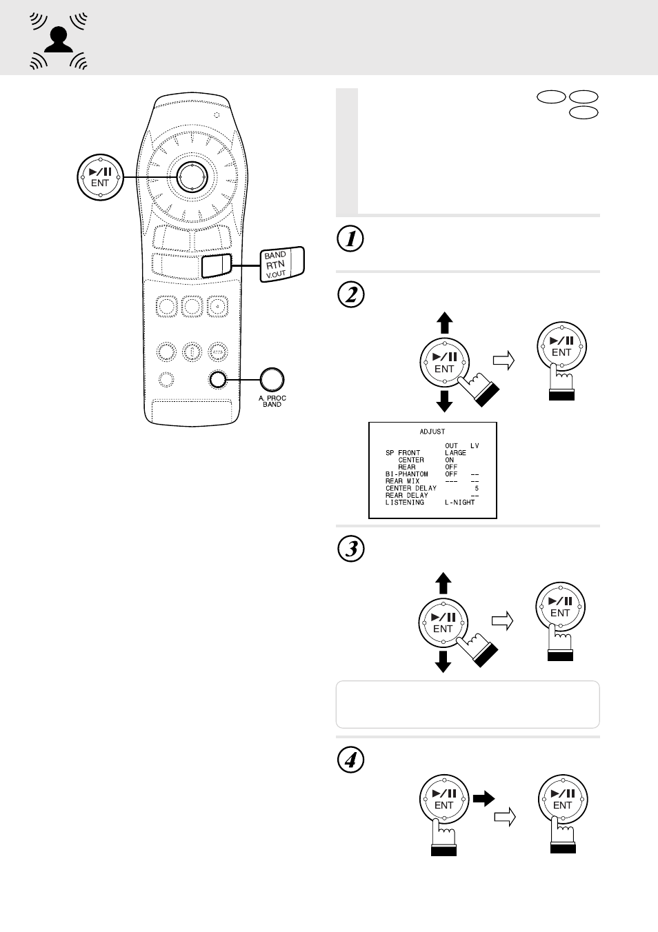 Adjust – mixing the rear audio channels | Alpine DVA-5205 User Manual | Page 48 / 72