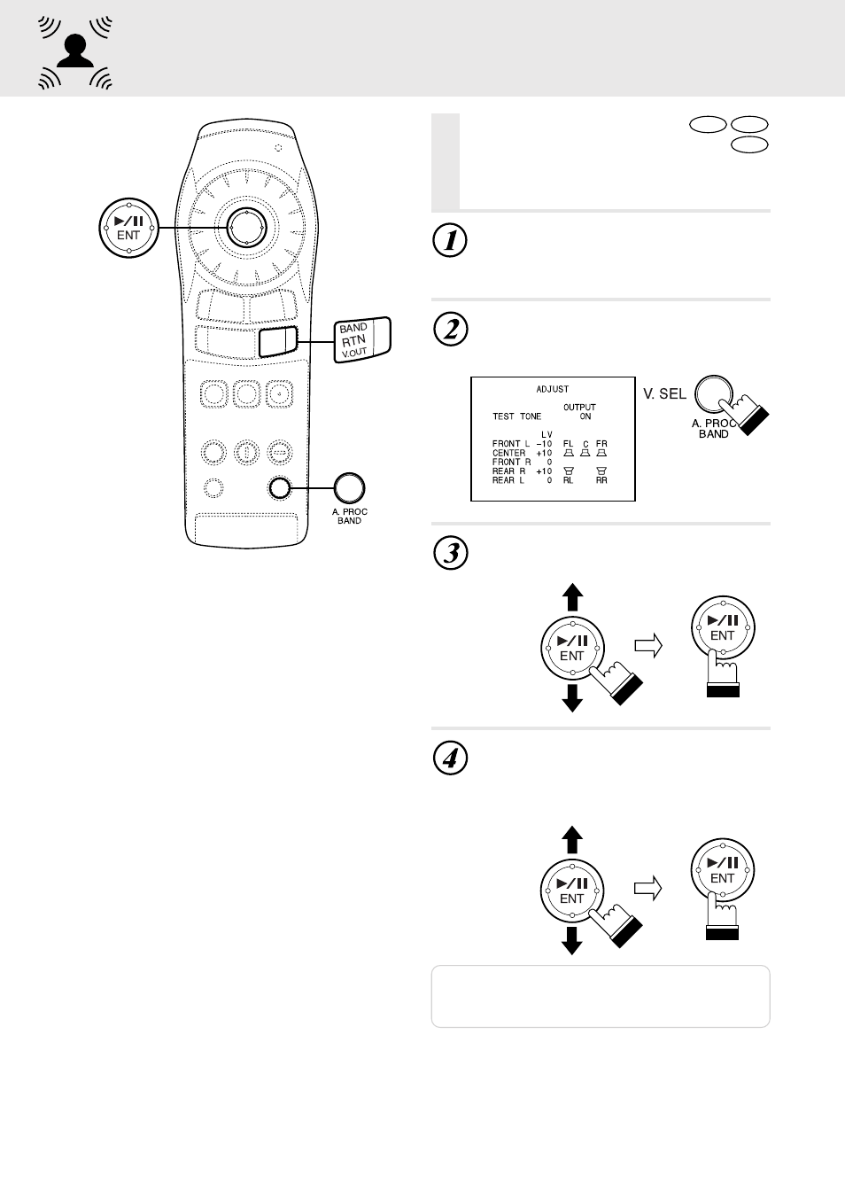 Adjust – adjusting the speaker level | Alpine DVA-5205 User Manual | Page 52 / 72