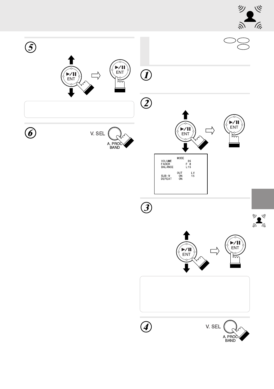Mode, Mode – turning the defeat function on and off, Turning the defeat function on and off | Alpine DVA-5205 User Manual | Page 55 / 72