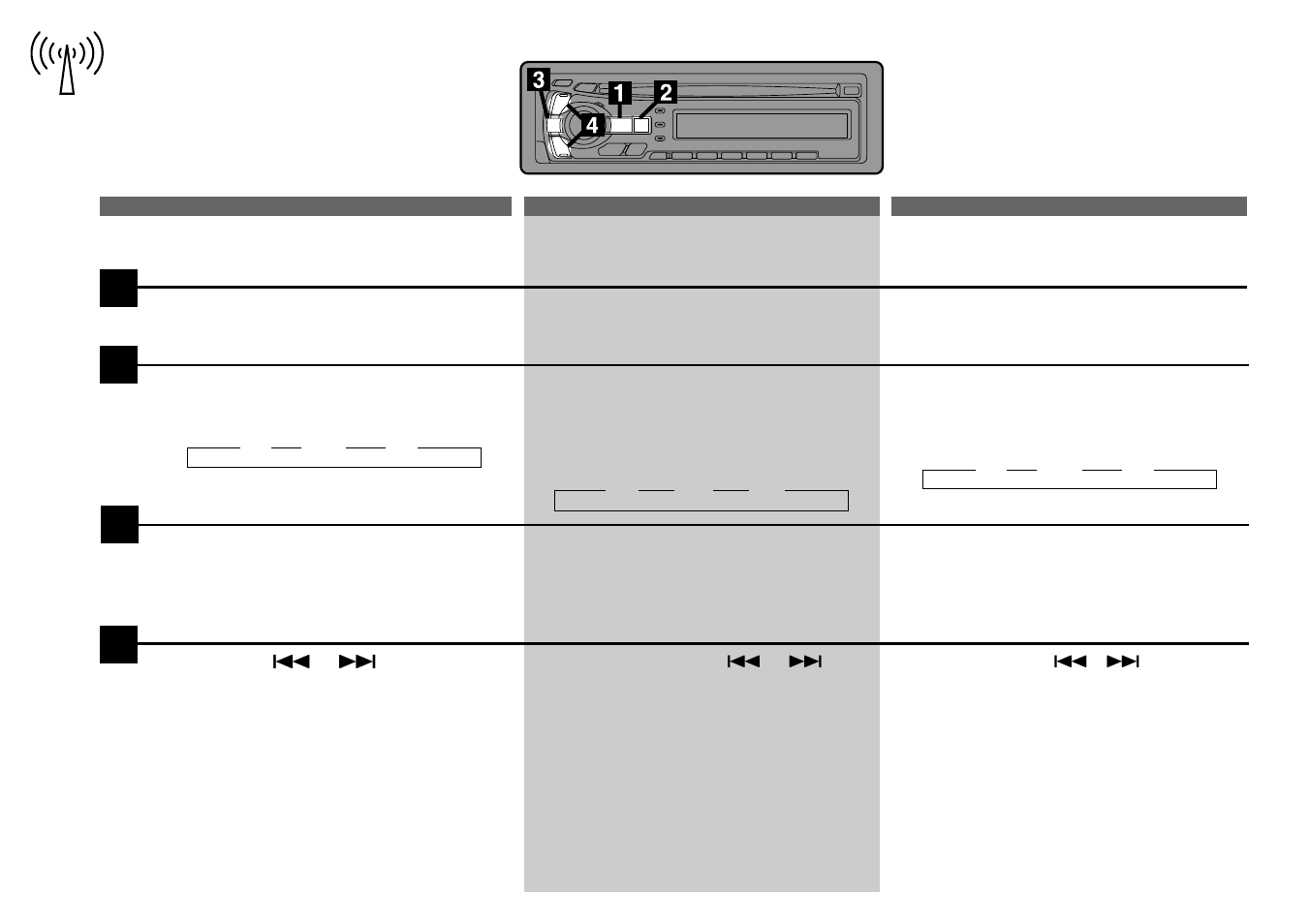 Manual tuning accord manuel sintonía manual | Alpine CDA-7844 User Manual | Page 31 / 84